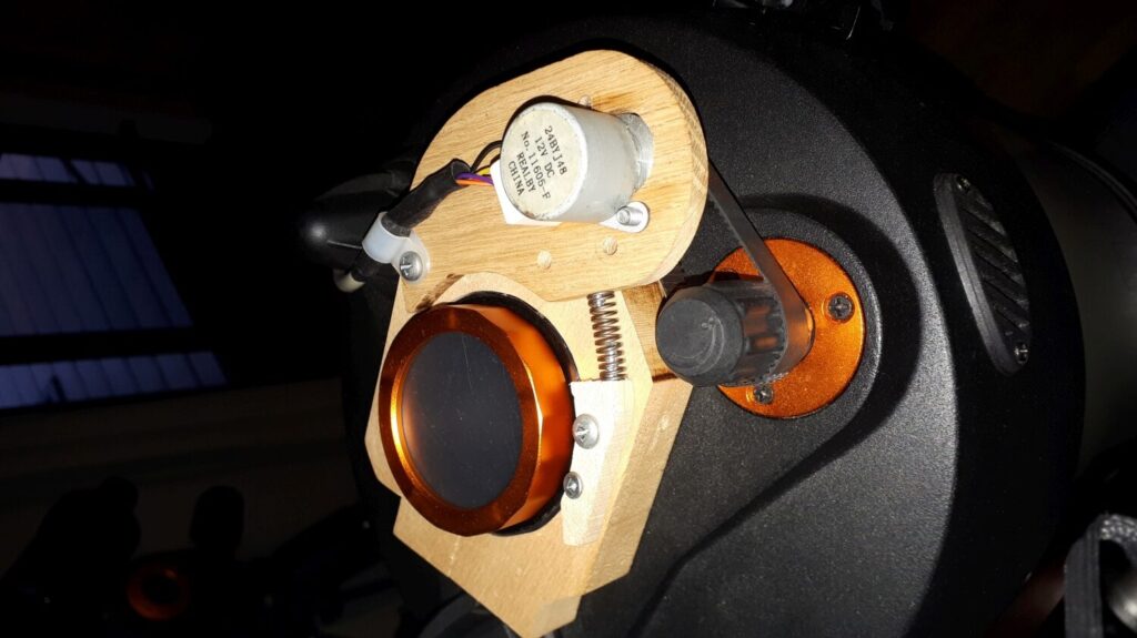 Making a stepper motor focuser for a Celestron 8″ EdgeHD astrohobby.ca